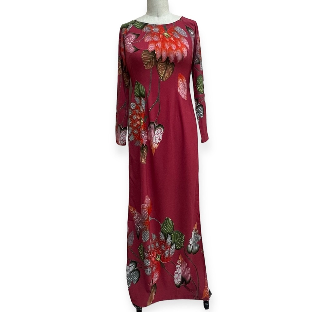 Hoang-H-Tham Ao Dai Vietnam Floral Design